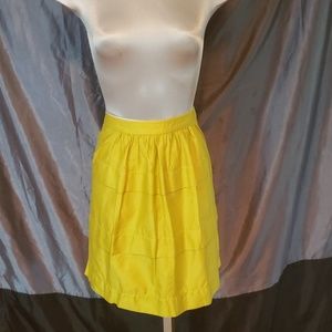 J.Crew Chartreuse Skirt